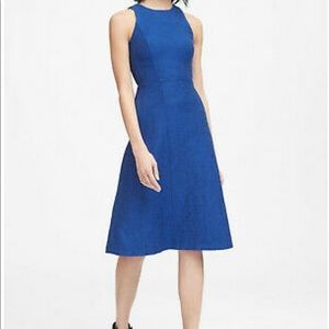 Banana Republic Italian Tweed Racerback Dress